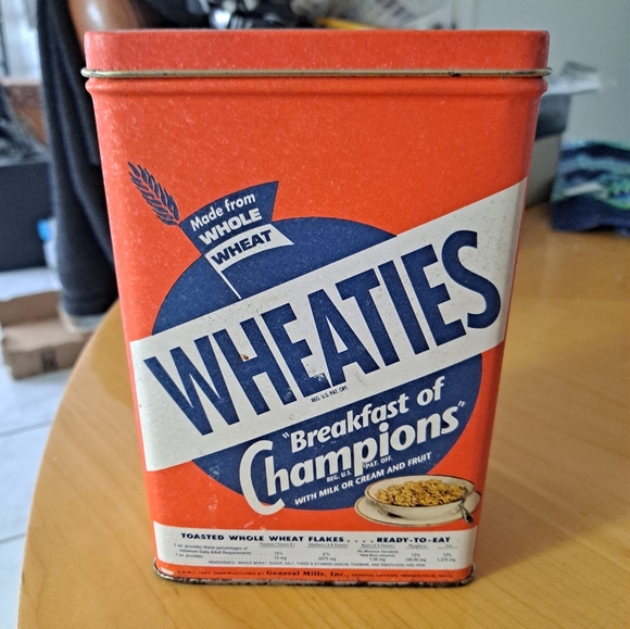 wheaties Other - 1993 Vintage Wheaties Breakfast of Champion Tin Can